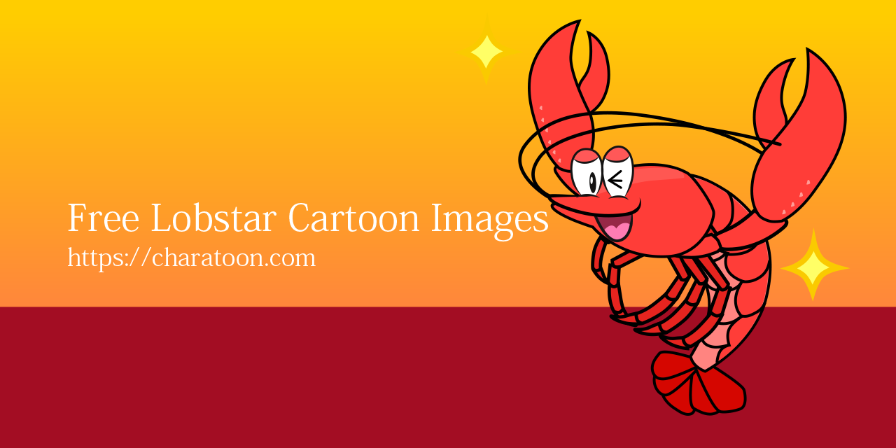 Free Cute Lobster Clipart Characters