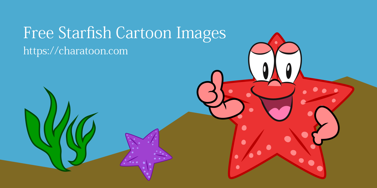 Free Cute Starfish Clipart Characters