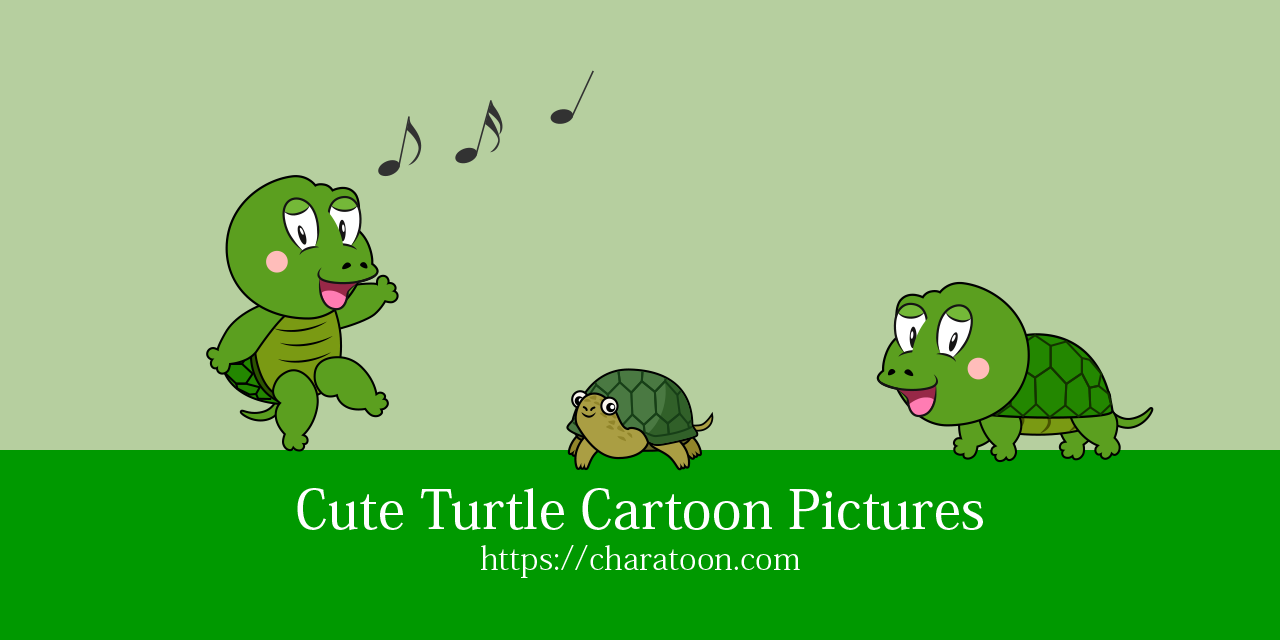 Free Cute Turtle Clipart Characters