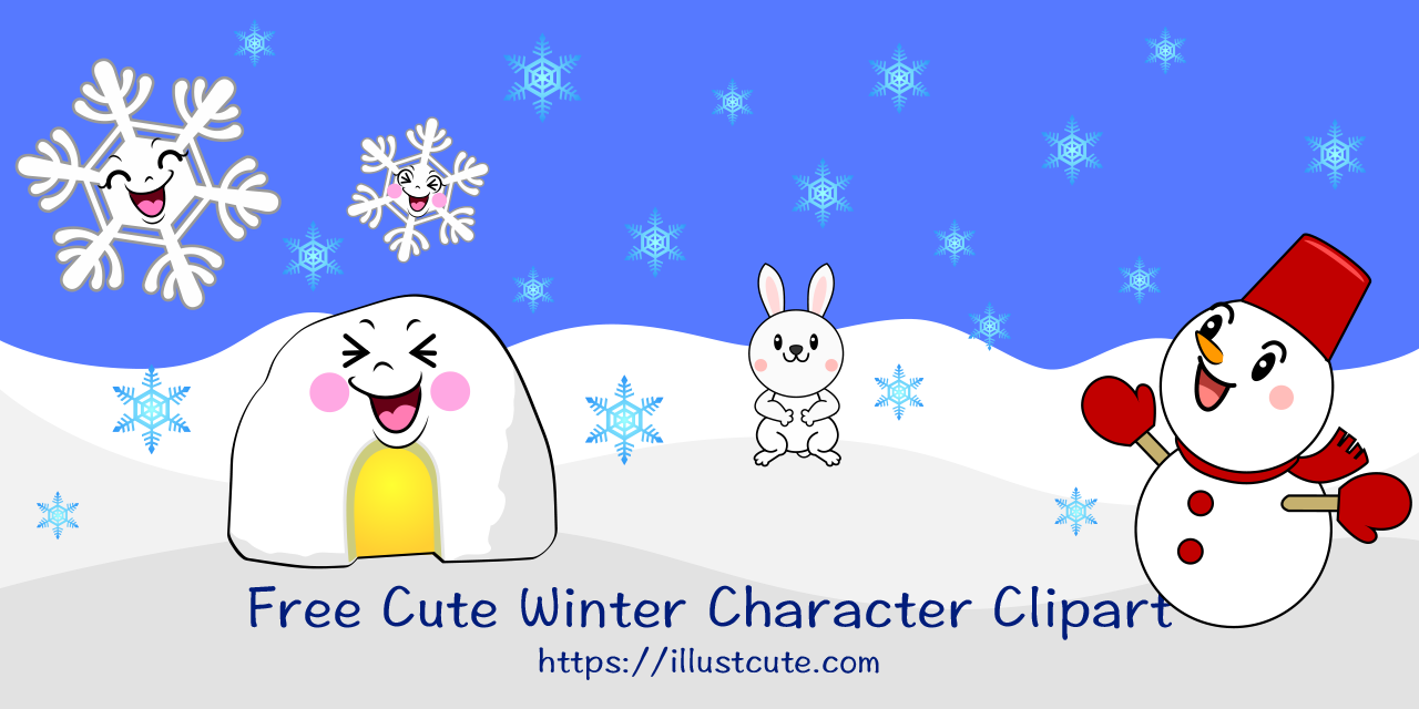 Free Cute Winter Clipart Characters