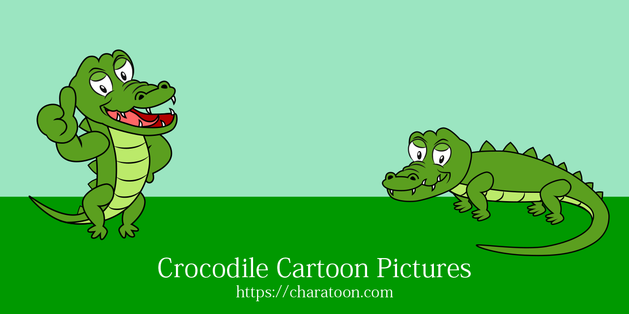 Free Cute Crocodile Clipart Characters