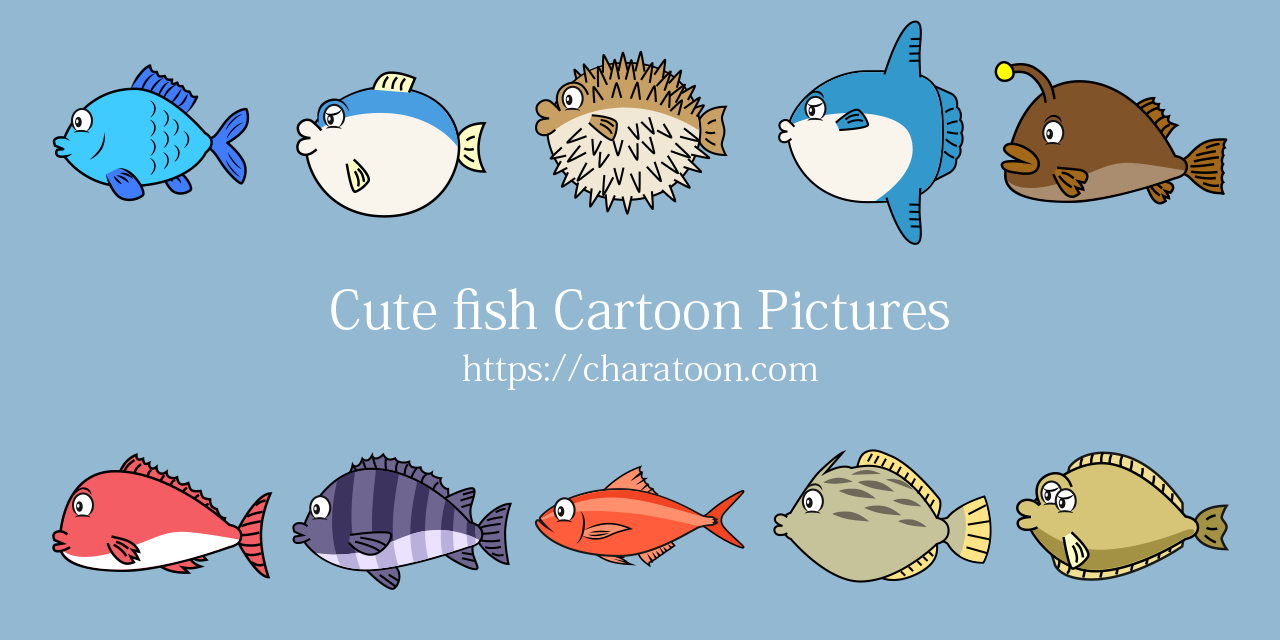 Free Cute Fish Clipart Characters