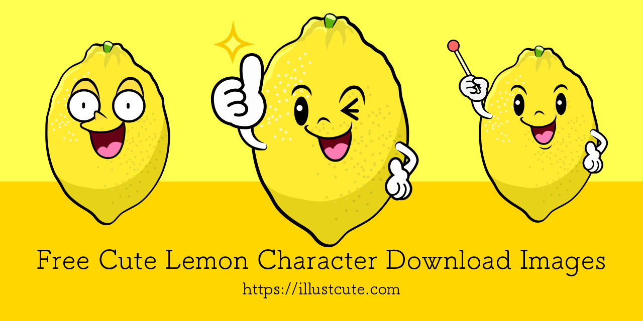 Free Cute Lemon Clipart Characters