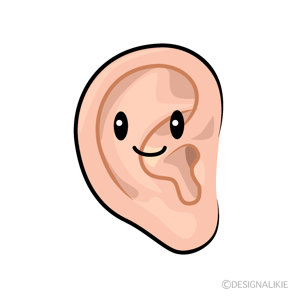 かわいい耳のイラスト素材 Illustcute