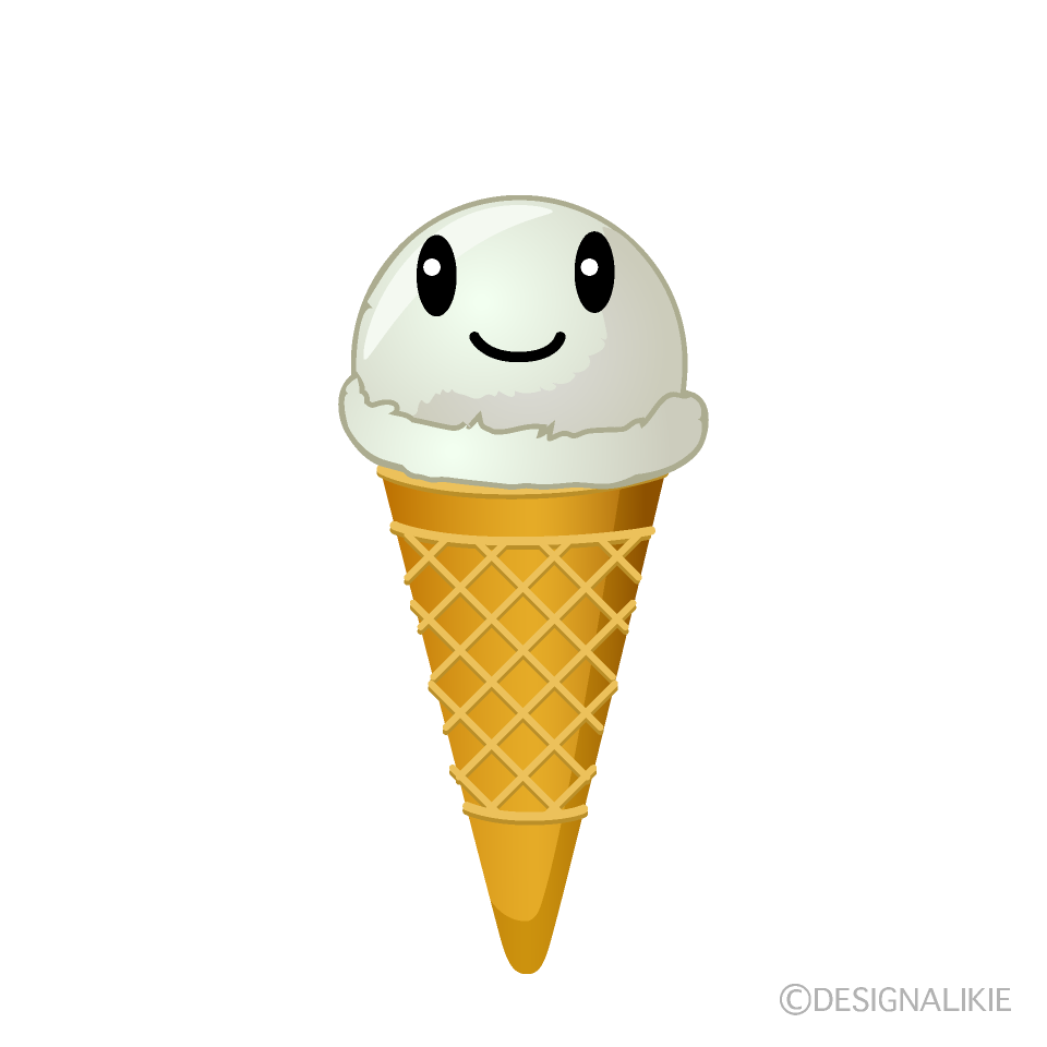 かわいいアイスクリームのイラスト素材 Illustcute