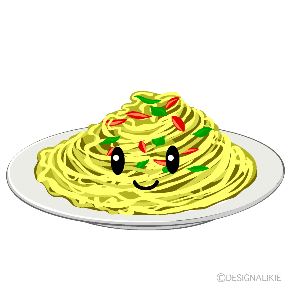 かわいいパスタイラスト