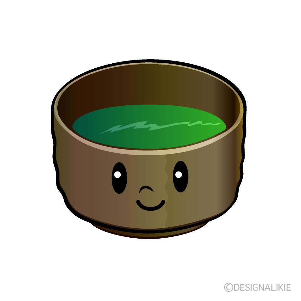 かわいい抹茶イラスト