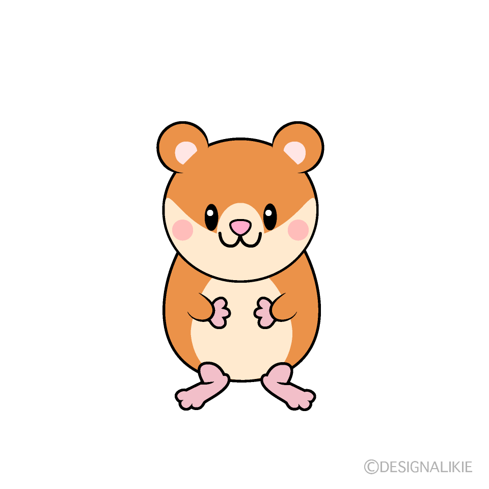 かわいいハムスターイラスト