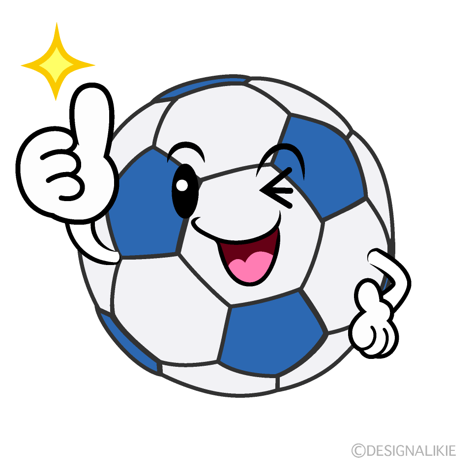 サッカー ボール イラスト かわいい