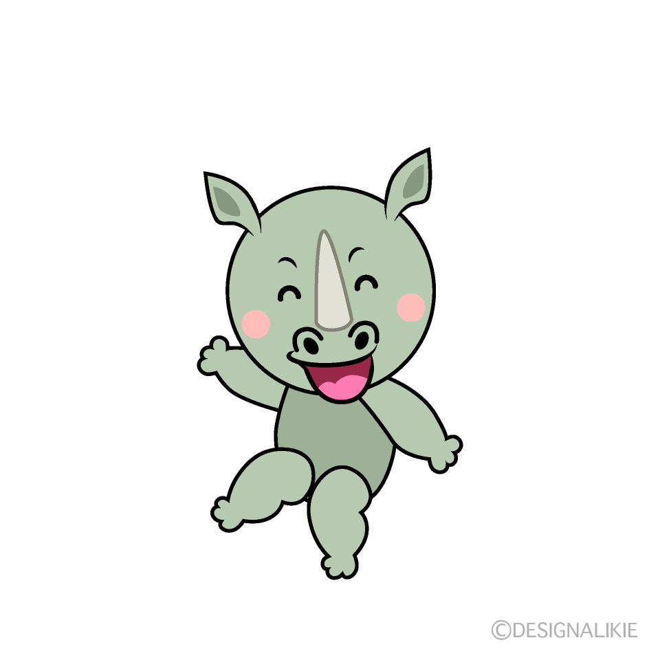 かわいい笑顔のサイイラスト