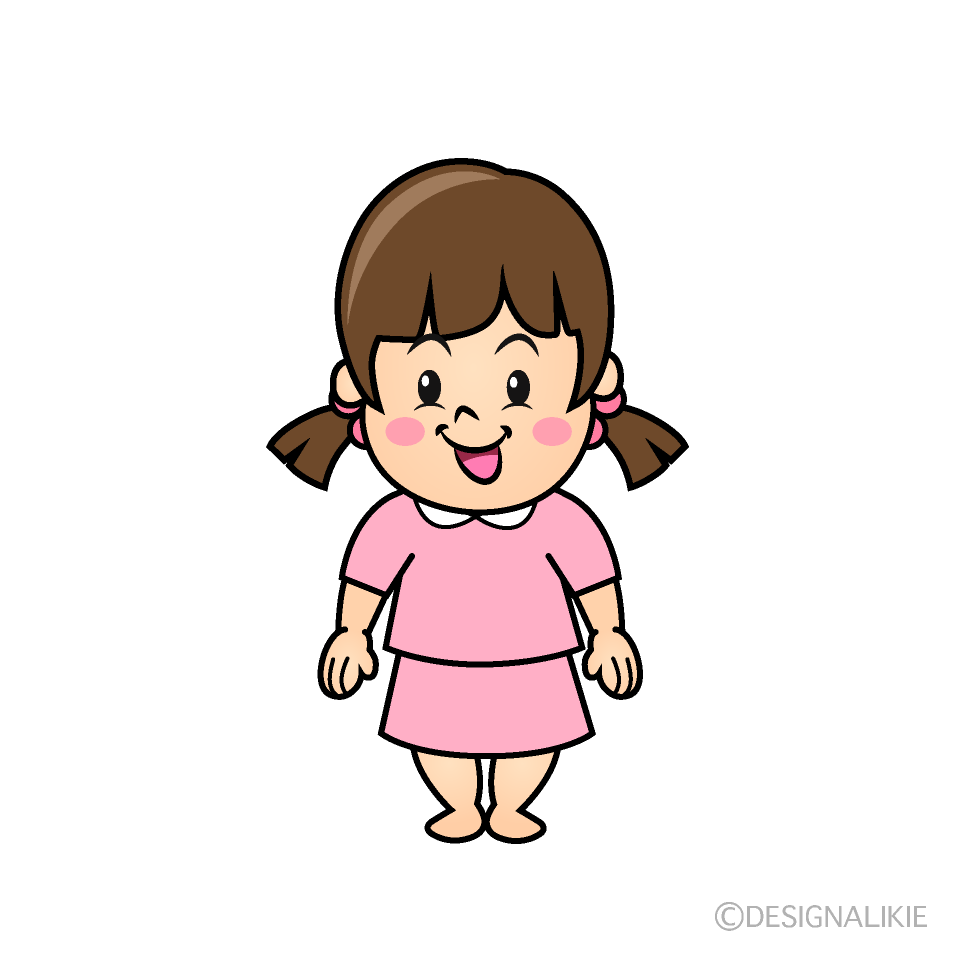 かわいい女児イラスト