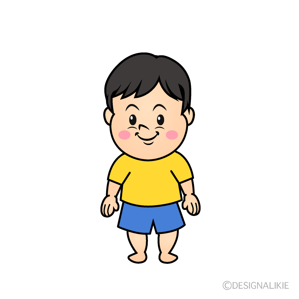 かわいい男児イラスト