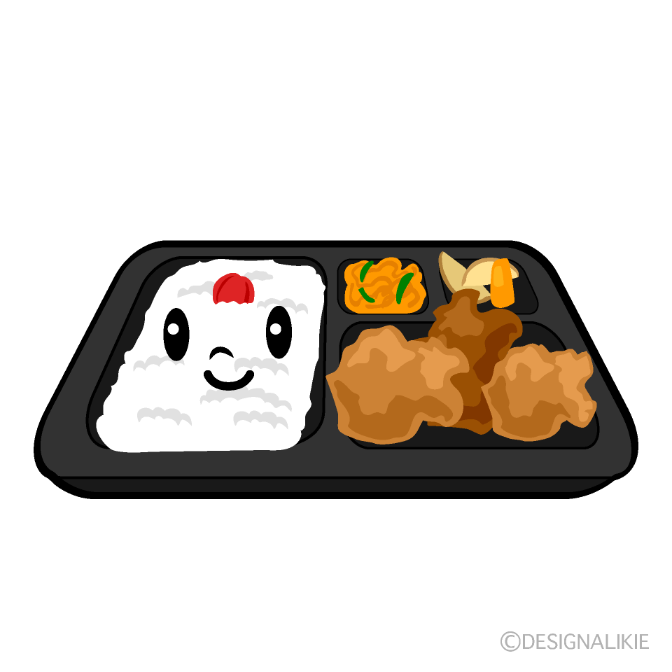 かわいいコンビニ弁当イラスト