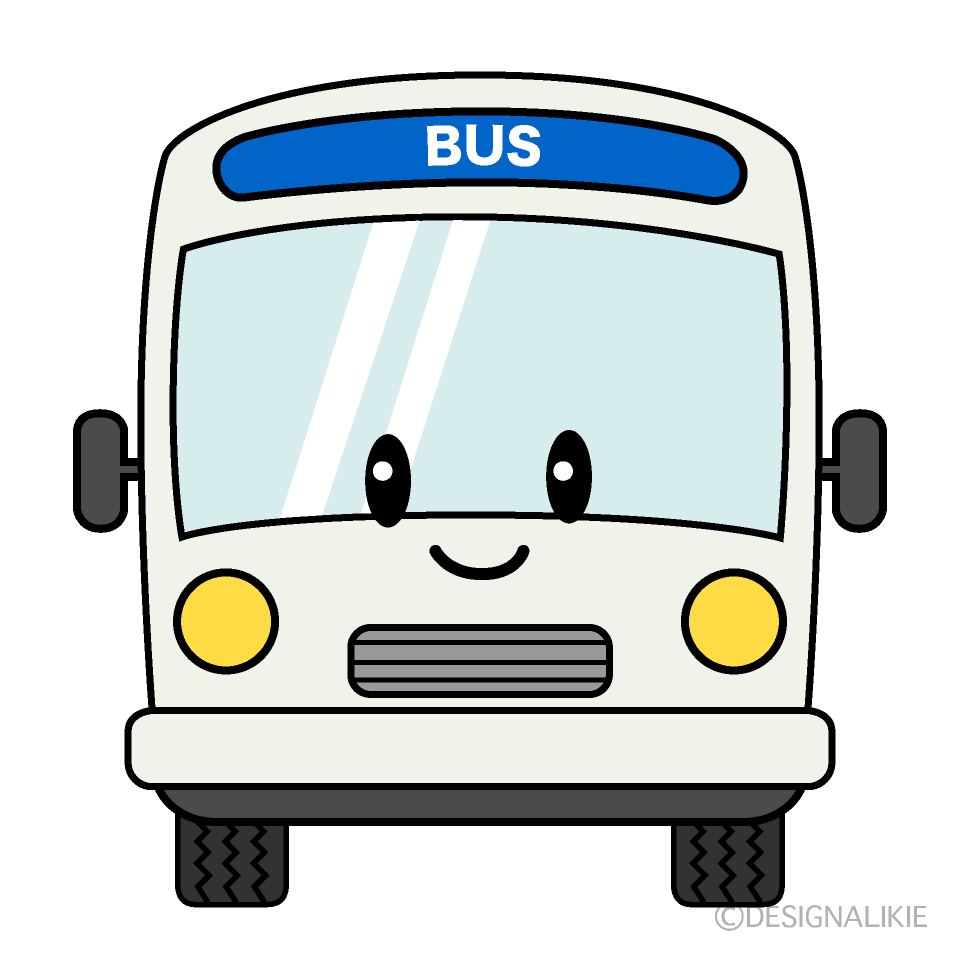 かわいいバスのイラスト素材 Illustcute