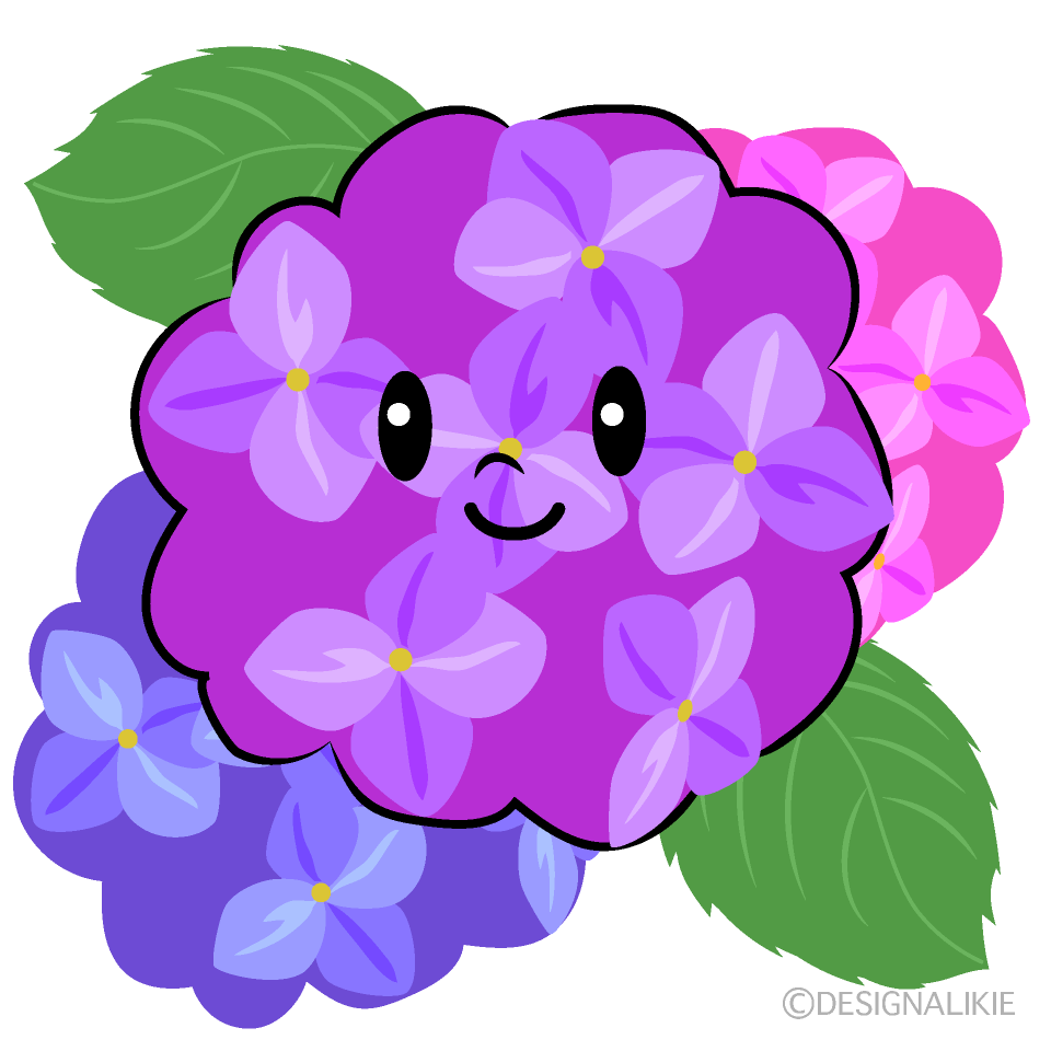 Cute Hydrangea Clipart