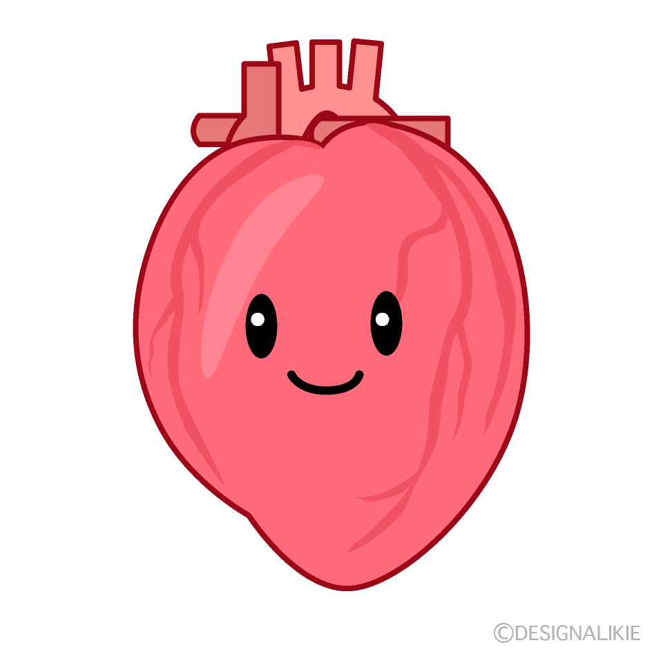 かわいい心臓のイラスト素材 Illustcute