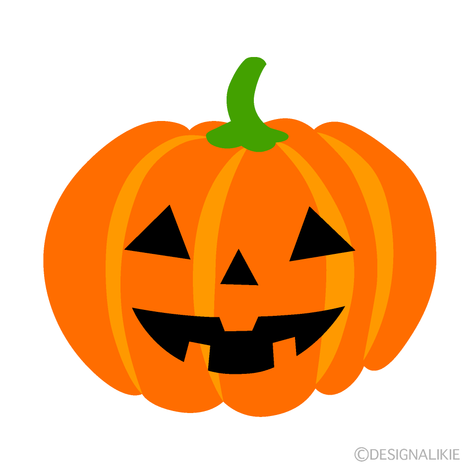 かわいいハロウィンかぼちゃのイラスト素材 Illustcute