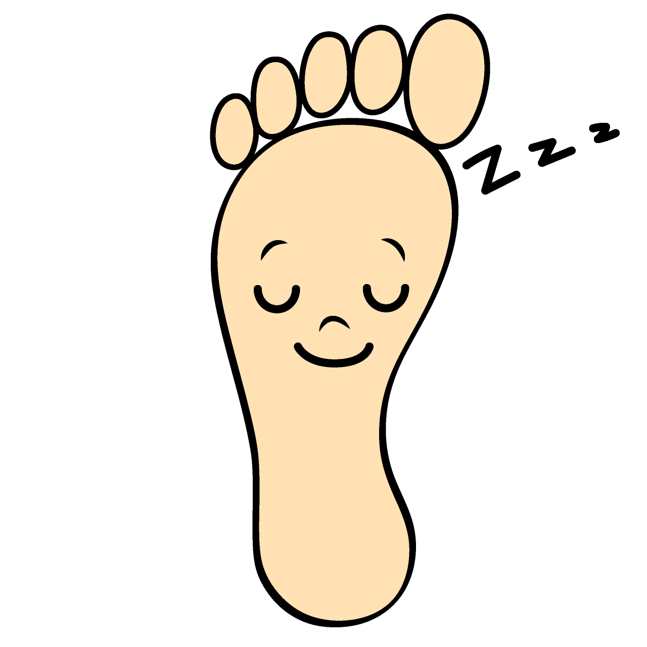 Sleeping Foot