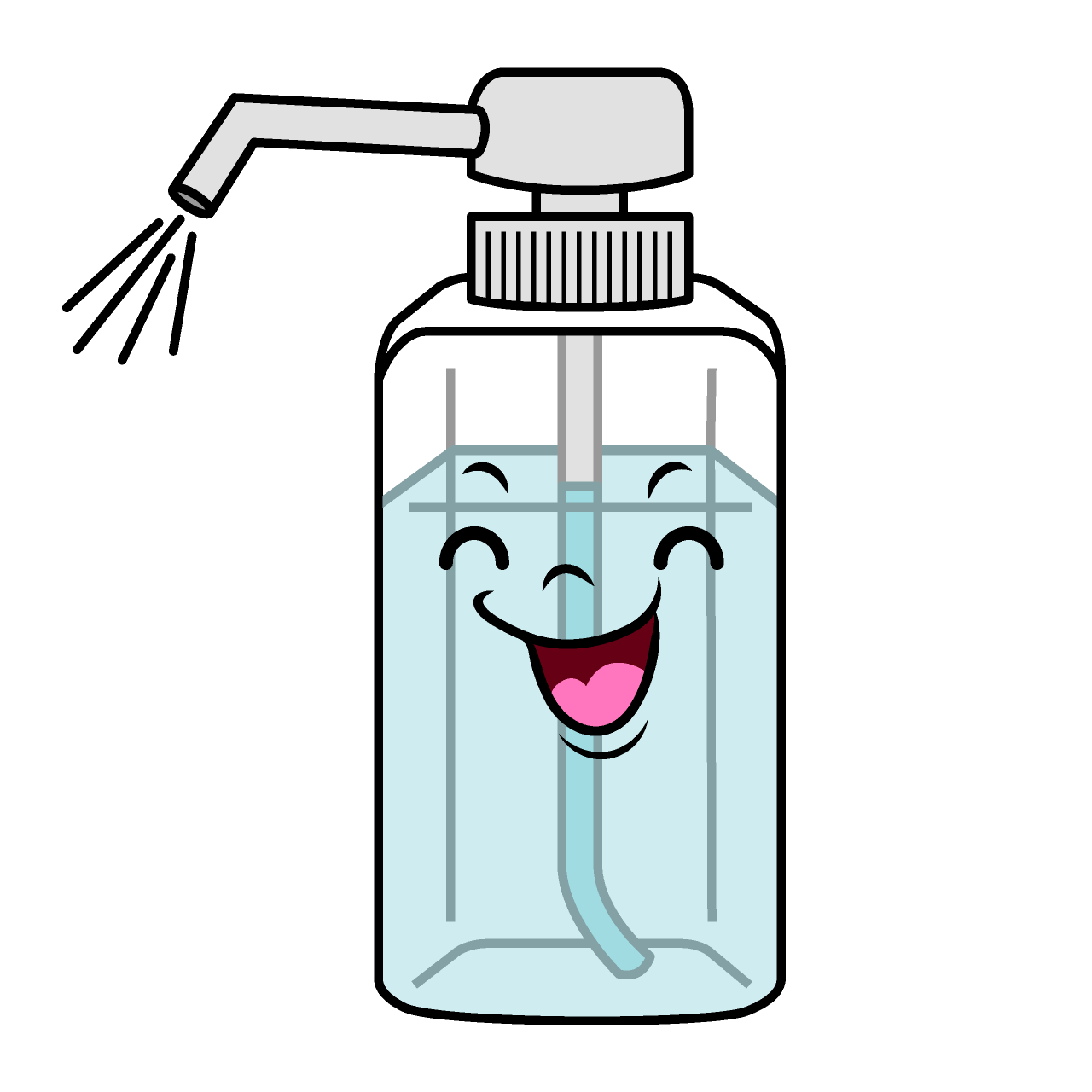 Smiling Hand Sanitizer