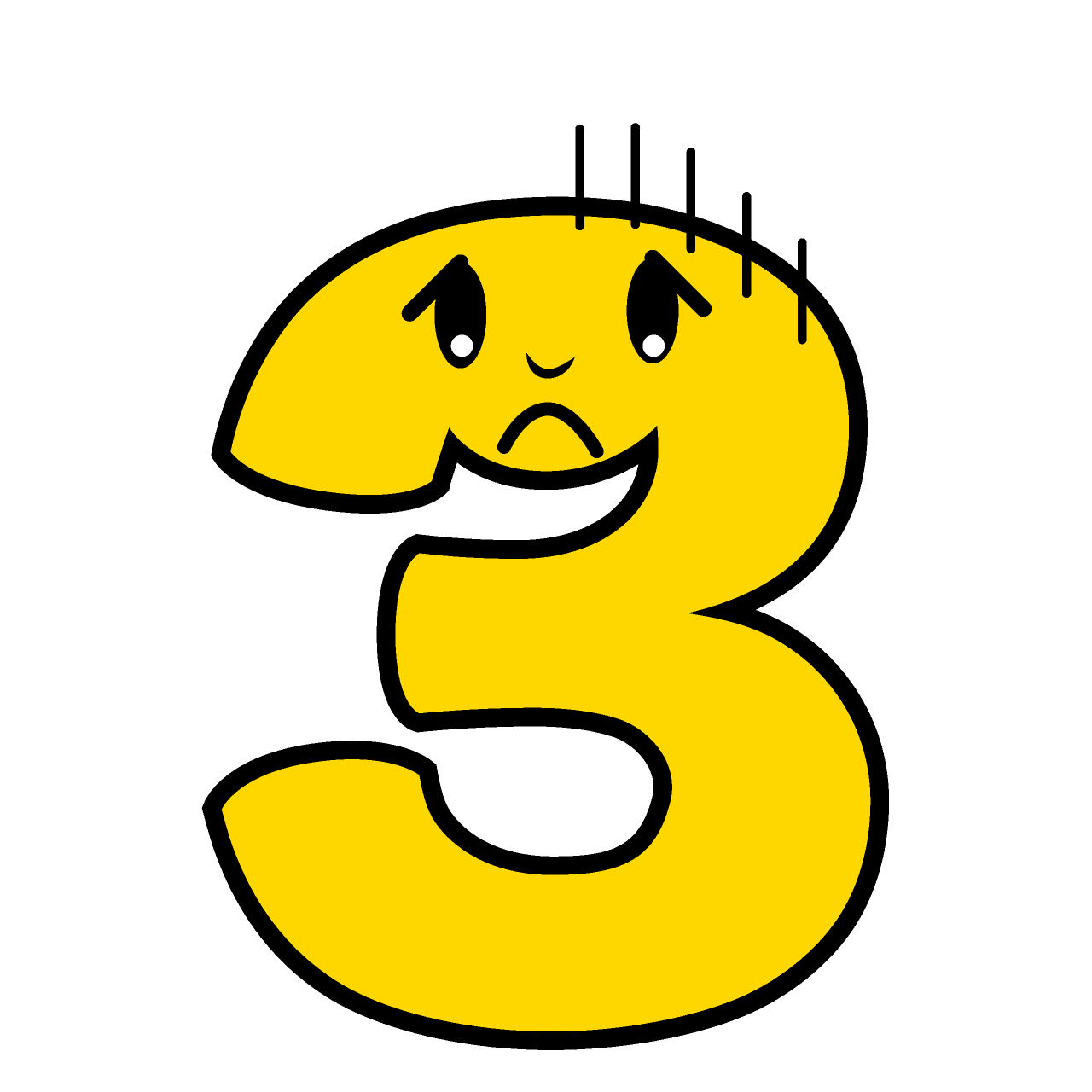 落ち込む3数字