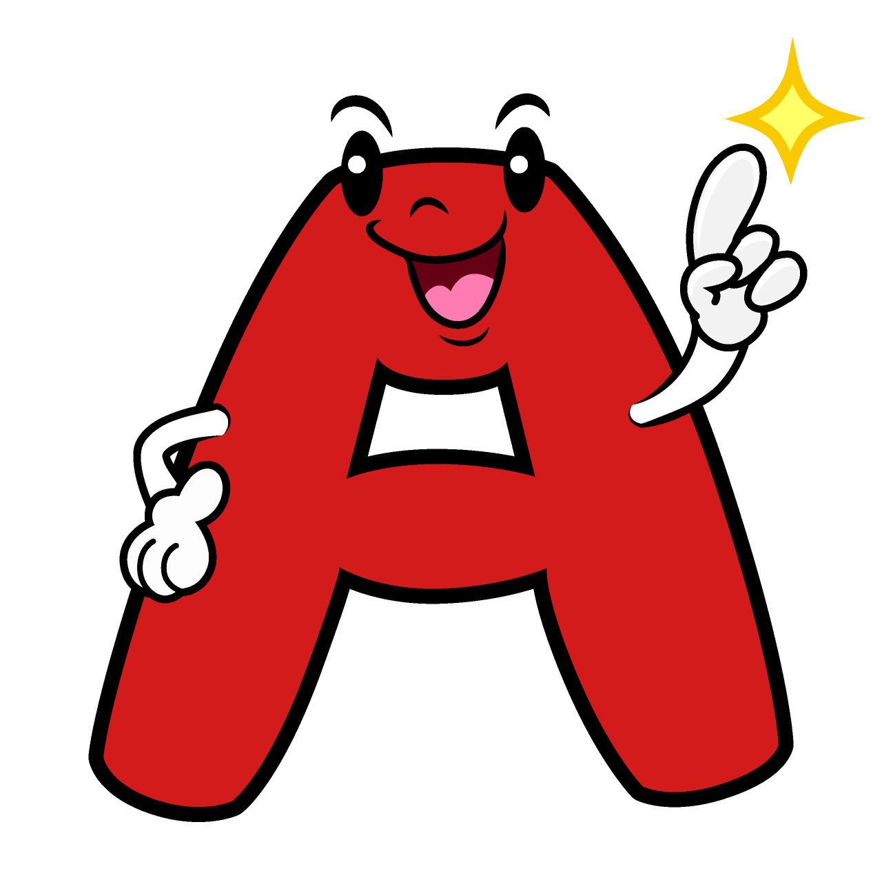 指差すA
