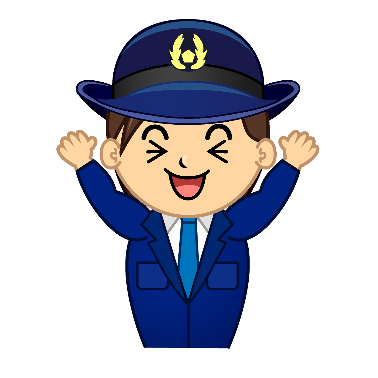 Laughing Female Police Officer