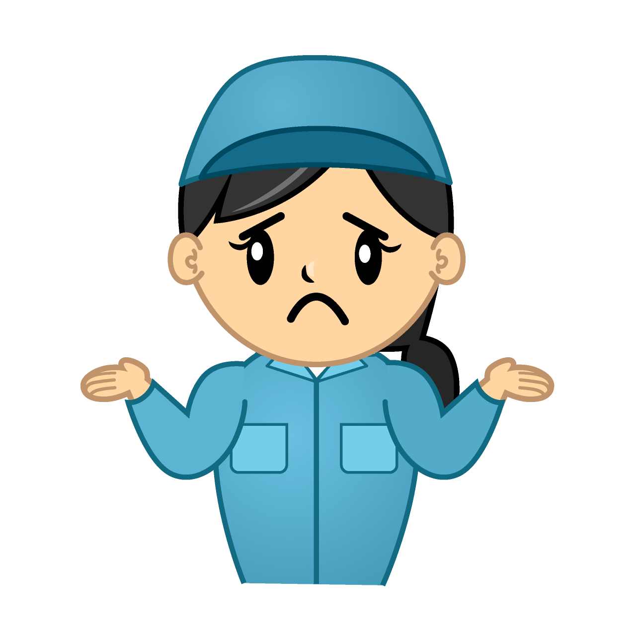 困る清掃員