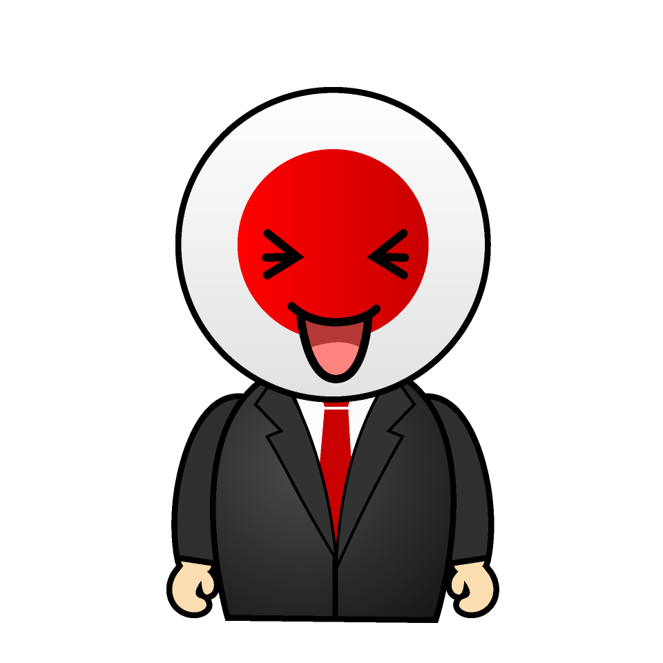 Laughing Japanese Person