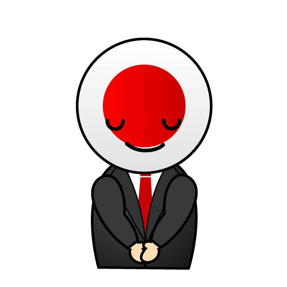 お辞儀する日本人