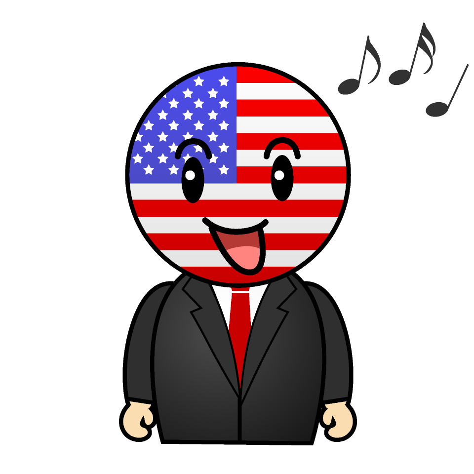 Singing American Person