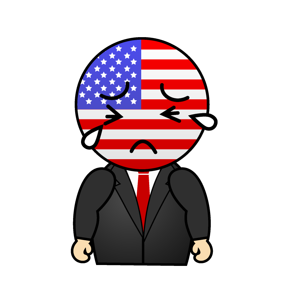 Crying American Person