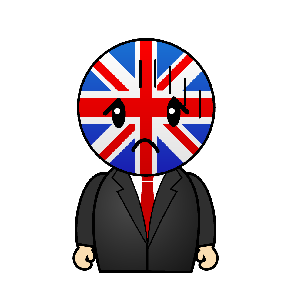 落ち込むイギリス人