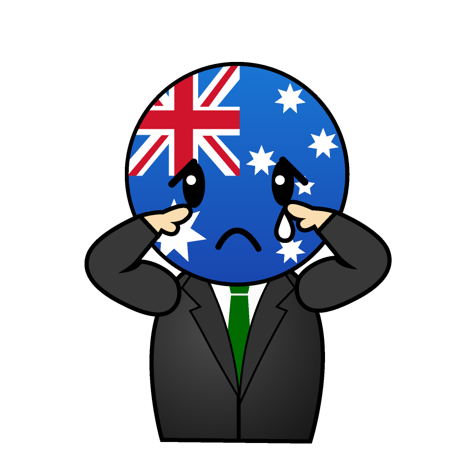 Sad Australian