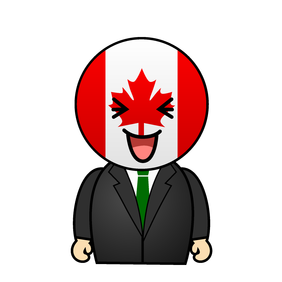 Laughing Canadian