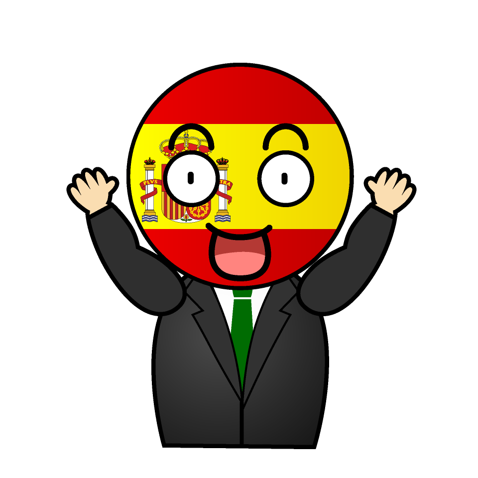 驚くスペイン人