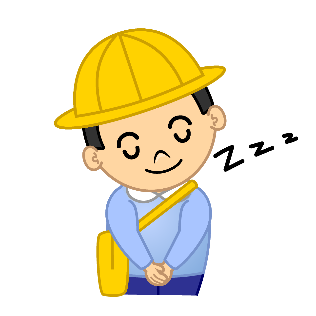 寝る幼稚園の男の子
