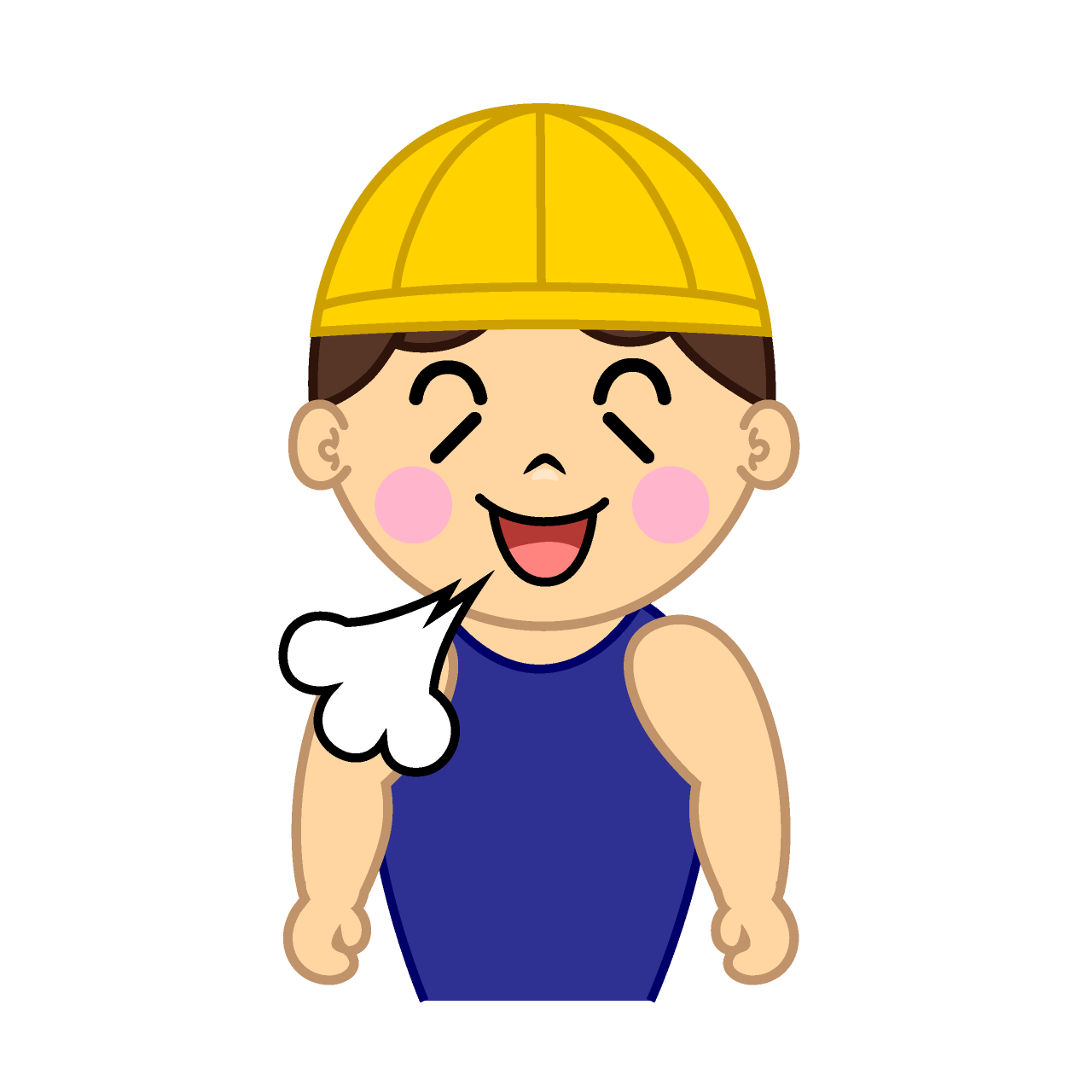 リラックスする水泳の女の子