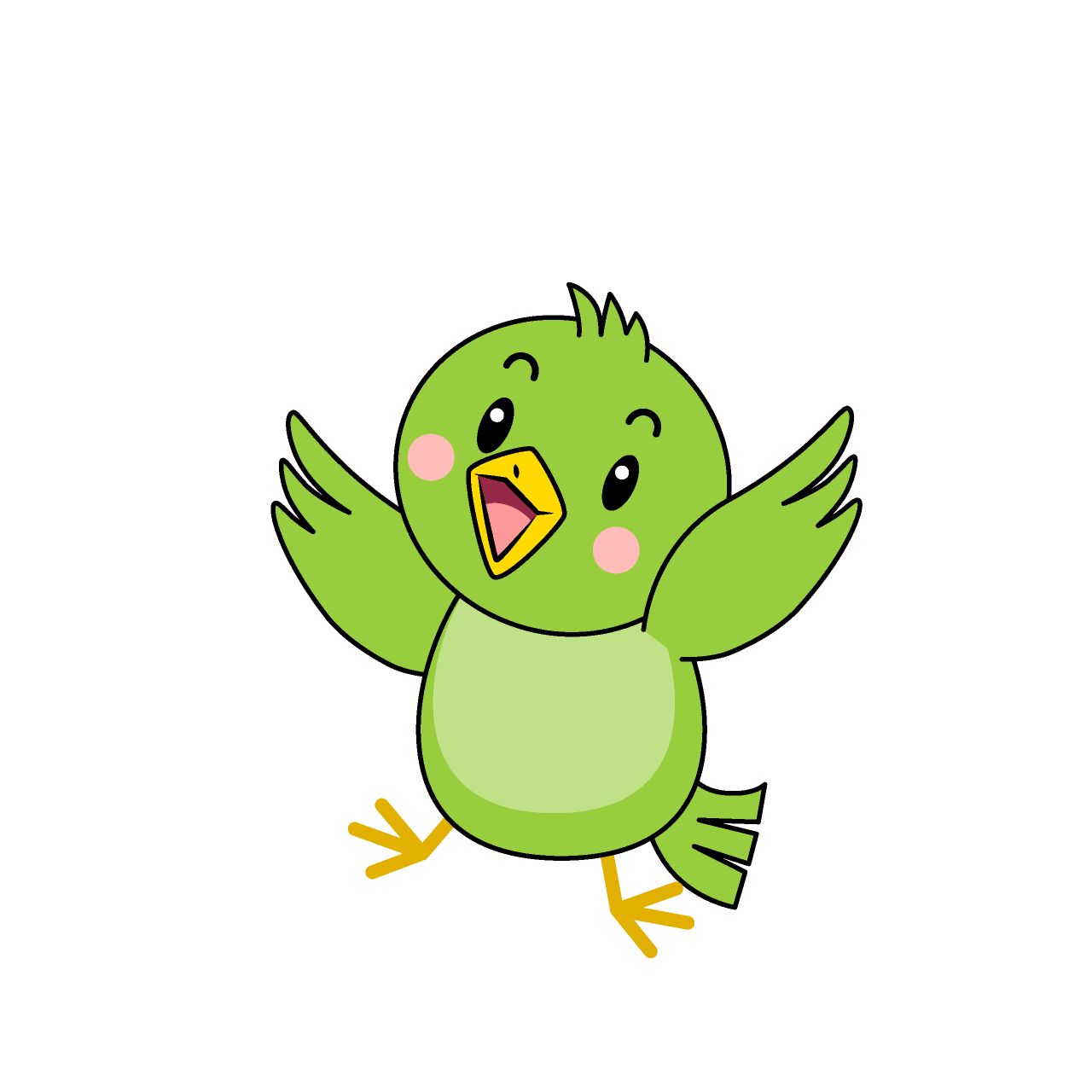 Surprised Little Bird