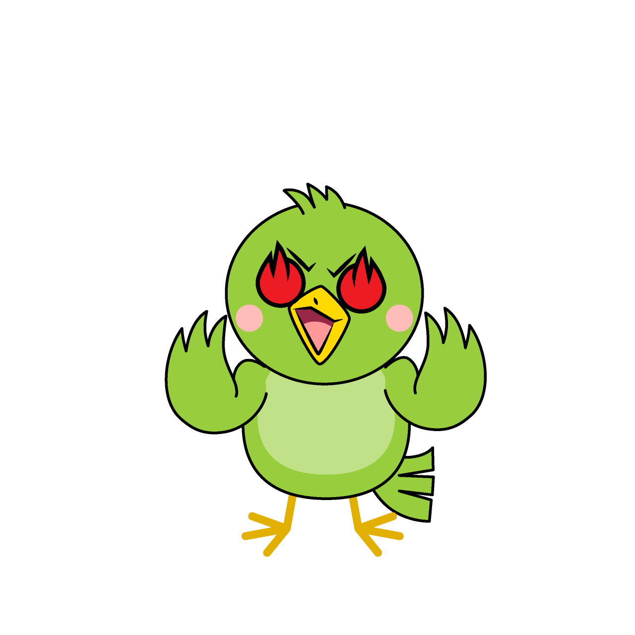 燃える小鳥