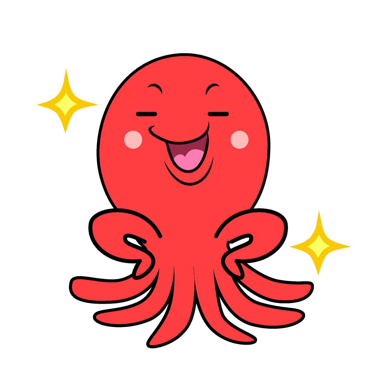 自信満々なタコ