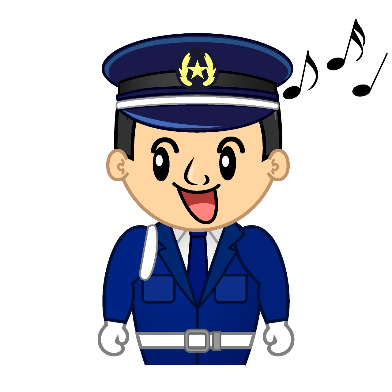 歌う警備員