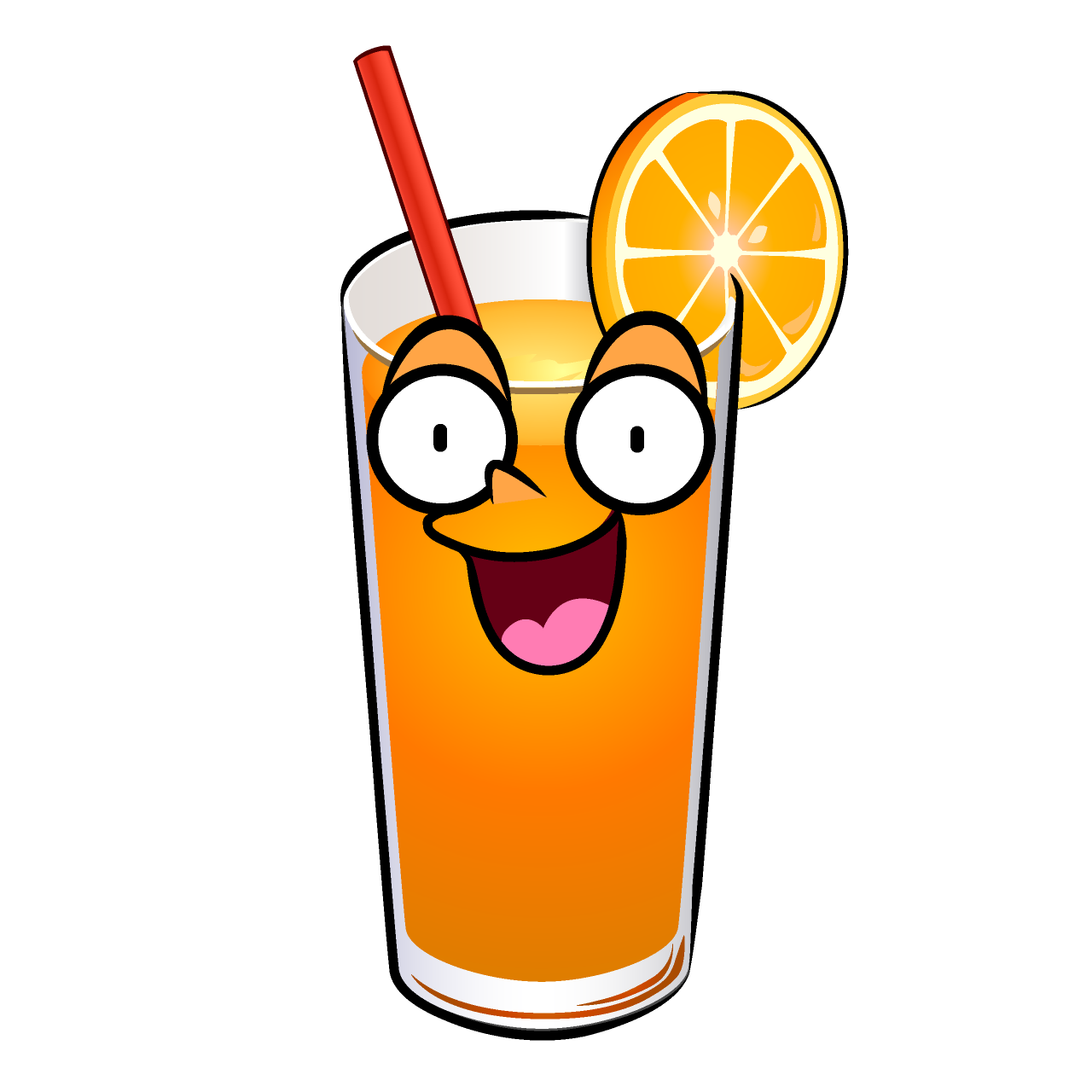Surprised Orange Juice