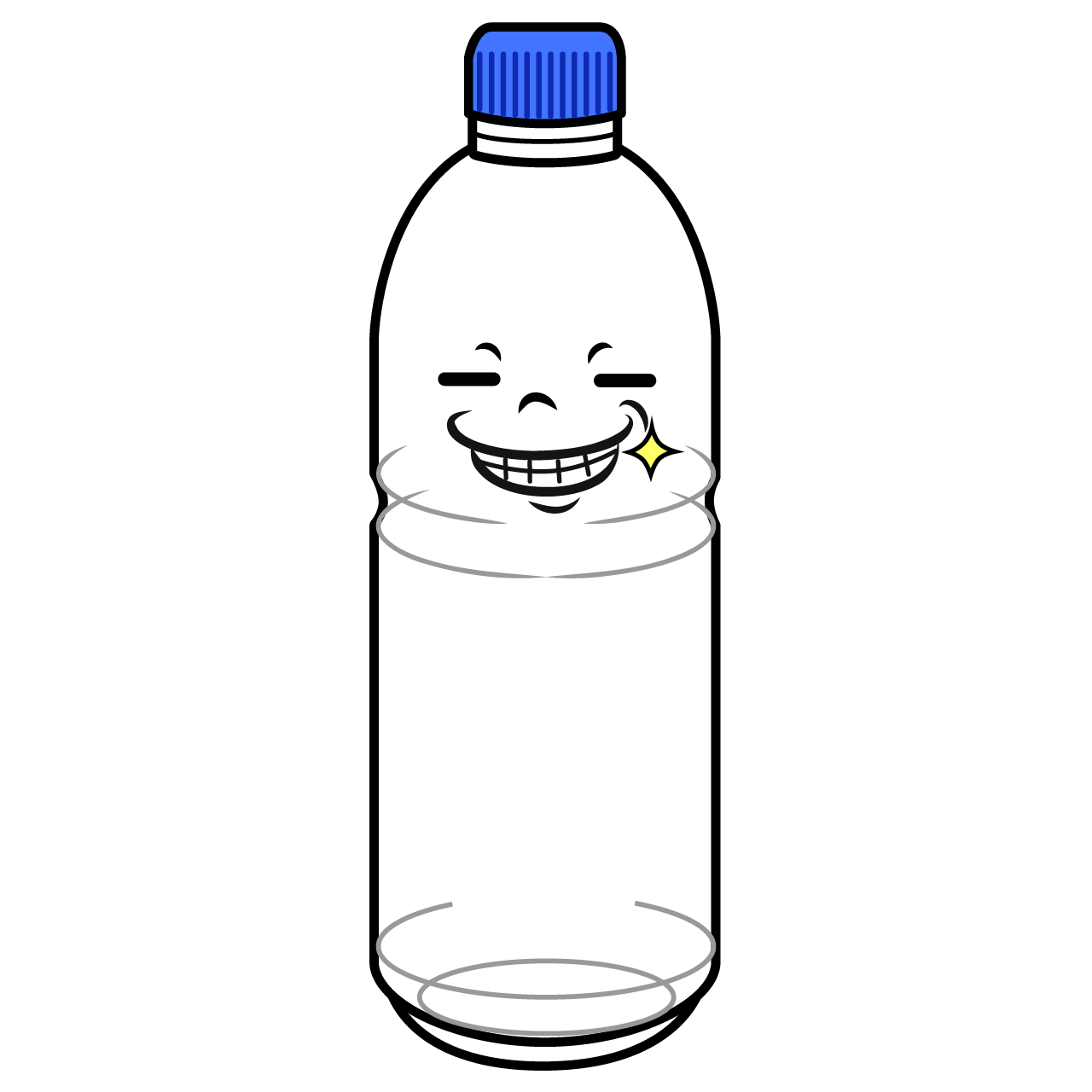 Grinning PET Bottle