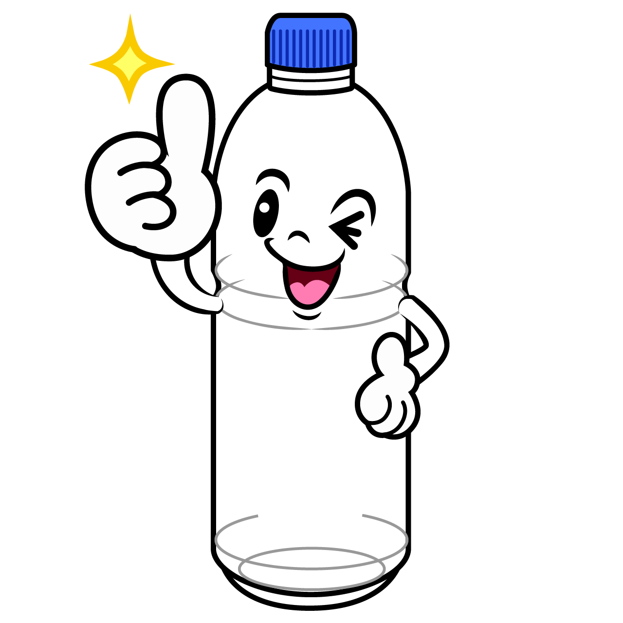 Thumbs-up PET Bottle