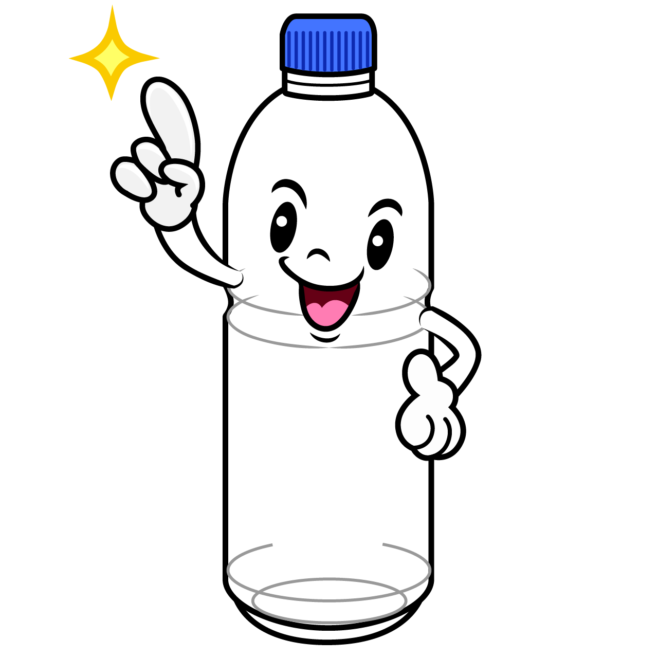 Pointing PET Bottle