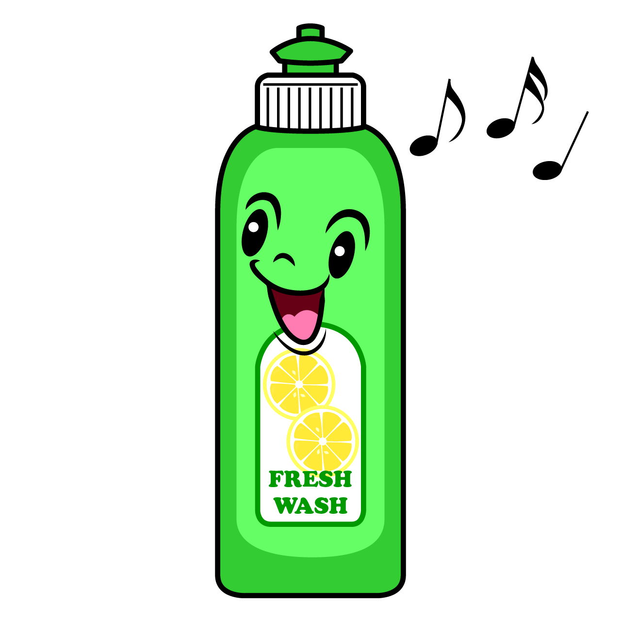Singing Dishwashing Liquid