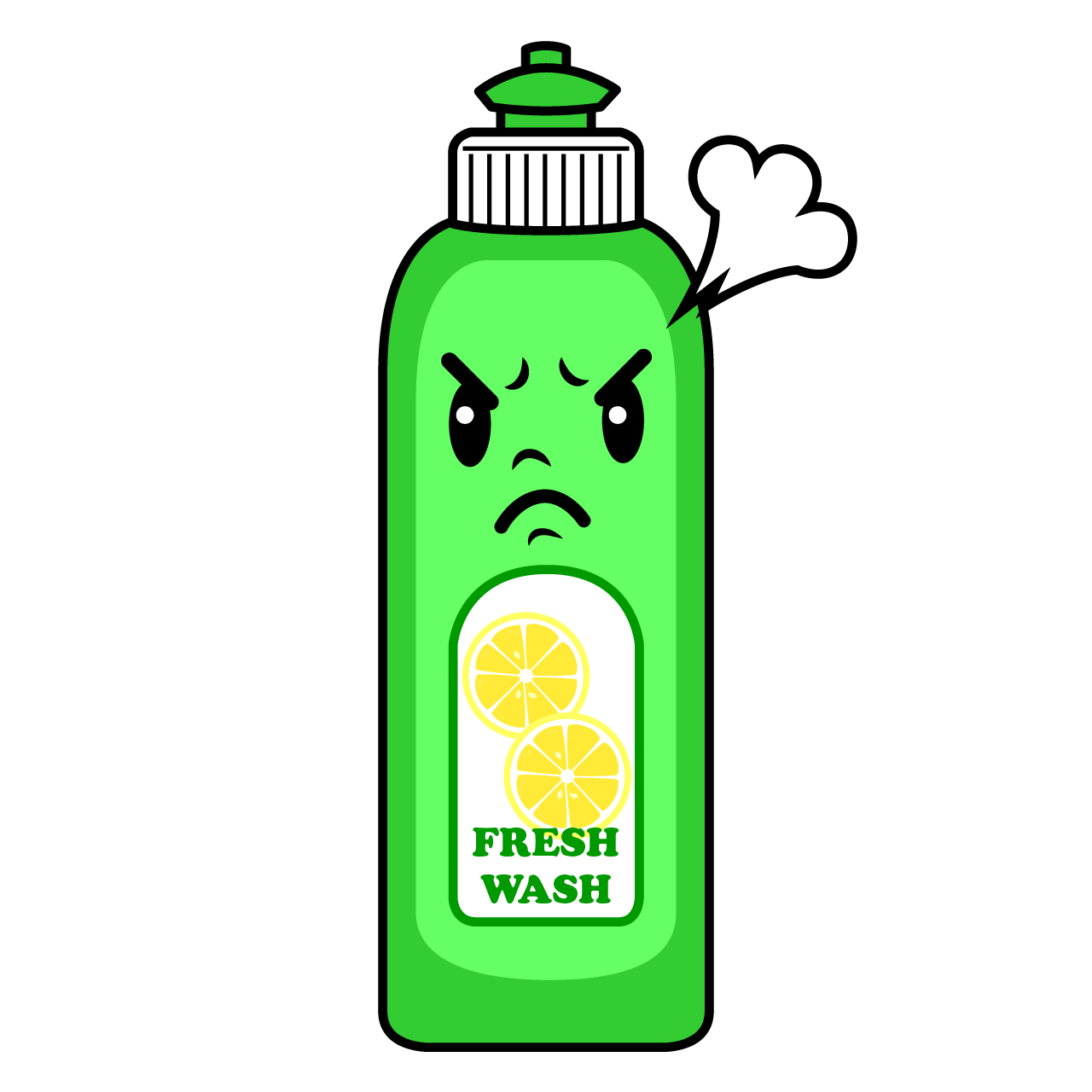 Angry Dishwashing Liquid