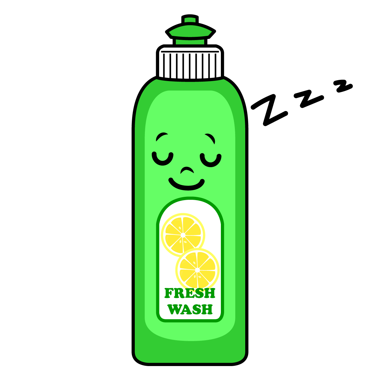 Sleeping Dishwashing Liquid