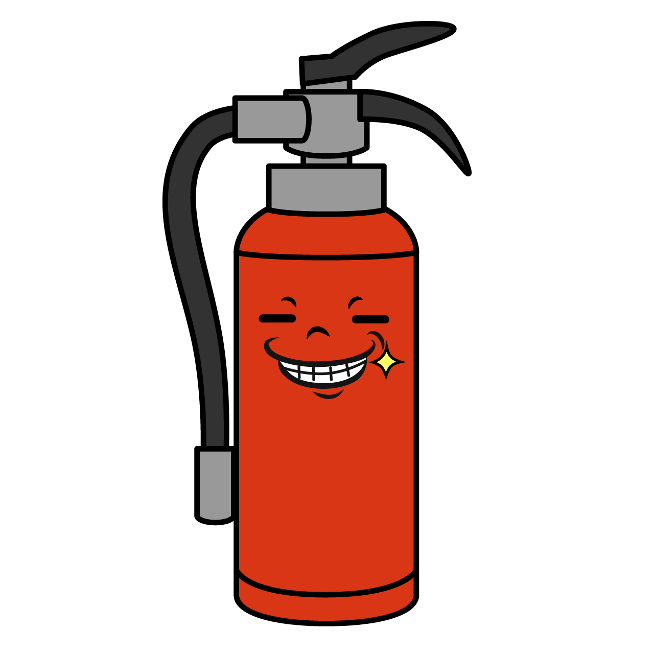 Grinning Fire Extinguisher