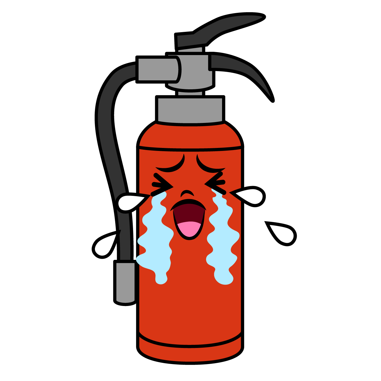 Crying Fire Extinguisher